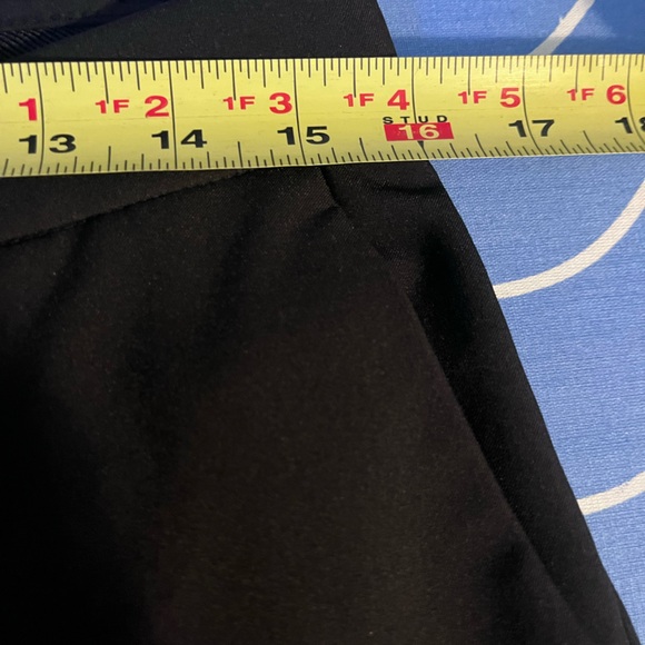 Van Heusen Flex Slim Black Pants - Picture 3 of 7